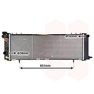 VAN WEZEL radiator, engine cooling 21002002 - Car cooler