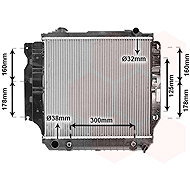 VAN WEZEL radiator, engine cooling 21002023 - Car cooler