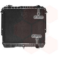 VAN WEZEL radiator, engine cooling 21002033 - Car cooler