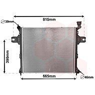 VAN WEZEL radiator, engine cooling 21002058 - Car cooler