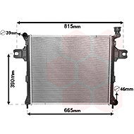 VAN WEZEL radiator, engine cooling 21002059 - Car cooler