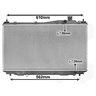 VAN WEZEL radiator, engine cooling 25002113 - Car cooler