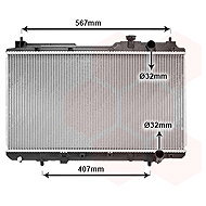 VAN WEZEL radiator, engine cooling 25002175 - Car cooler