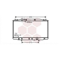 VAN WEZEL radiator, engine cooling 25002218 - Car cooler