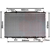 VAN WEZEL radiator, engine cooling 25012226 - Car cooler