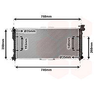 VAN WEZEL radiator, engine cooling 27002027 - Car cooler