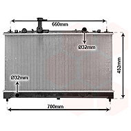 VAN WEZEL radiator, engine cooling 27002164 - Car cooler
