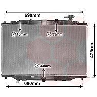 VAN WEZEL radiator, engine cooling 27002272 - Car cooler