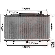 VAN WEZEL radiator, engine cooling 27002280 - Car cooler