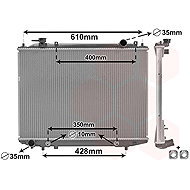 VAN WEZEL radiator, engine cooling 27012709 - Car cooler