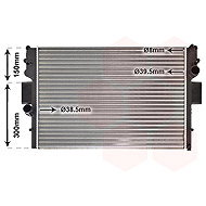 VAN WEZEL radiator, engine cooling 28002057 - Car cooler