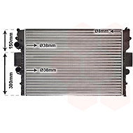 VAN WEZEL radiator, engine cooling 28002087 - Car cooler