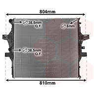 VAN WEZEL radiator, engine cooling 28002125 - Car cooler
