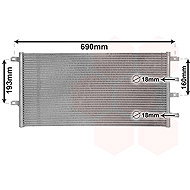 VAN WEZEL radiator, engine cooling 28002131 - Car cooler