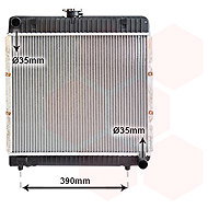 VAN WEZEL radiator, engine cooling 30002042 - Car cooler