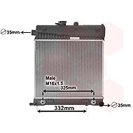 VAN WEZEL radiator, engine cooling 30002150 - Car cooler