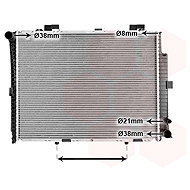 VAN WEZEL radiator, engine cooling 30002208 - Car cooler