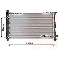VAN WEZEL radiator, engine cooling 30002282 - Car cooler
