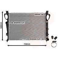 VAN WEZEL radiator, engine cooling 30002311 - Car cooler