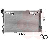 VAN WEZEL radiator, engine cooling 30002338 - Car cooler