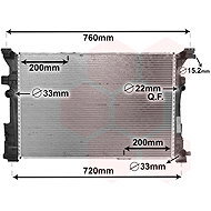 VAN WEZEL radiator, engine cooling 30002652 - Car cooler
