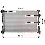 VAN WEZEL radiator, engine cooling 30002691 - Car cooler
