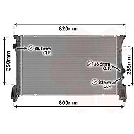 VAN WEZEL radiator, engine cooling 30012710 - Car cooler