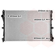 VAN WEZEL radiator, engine cooling 30012719 - Car cooler