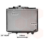 VAN WEZEL radiator, engine cooling 32002062 - Car cooler