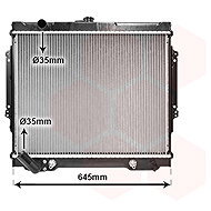 VAN WEZEL radiator, engine cooling 32002089 - Car cooler