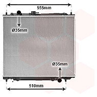 VAN WEZEL radiator, engine cooling 32002109 - Car cooler