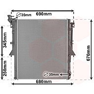 VAN WEZEL radiator, engine cooling 32012705 - Car cooler