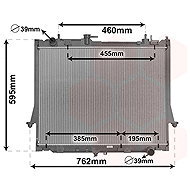 VAN WEZEL radiator, engine cooling 36012700 - Car cooler