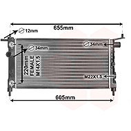 VAN WEZEL radiator, engine cooling 37002184 - Car cooler