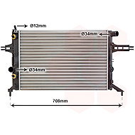 VAN WEZEL radiator, engine cooling 37002256 - Car cooler