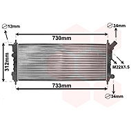 VAN WEZEL radiator, engine cooling 37002263 - Car cooler