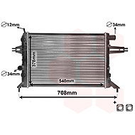 VAN WEZEL radiator, engine cooling 37002272 - Car cooler
