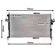 VAN WEZEL radiator, engine cooling 37002305 - Car cooler