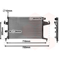 VAN WEZEL radiator, engine cooling 37002306 - Car cooler