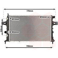 VAN WEZEL radiator, engine cooling 37002329 - Car cooler