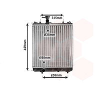 VAN WEZEL radiator, engine cooling 37002330 - Car cooler