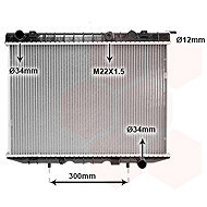 VAN WEZEL radiator, engine cooling 37002337 - Car cooler