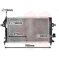 VAN WEZEL radiator, engine cooling 37002364 - Car cooler