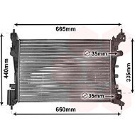 VAN WEZEL radiator, engine cooling 37002408 - Car cooler