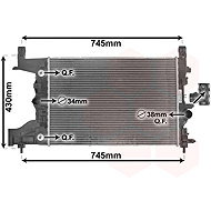 VAN WEZEL radiator, engine cooling 37002545 - Car cooler