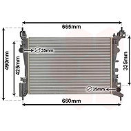 VAN WEZEL radiator, engine cooling 37002574 - Car cooler