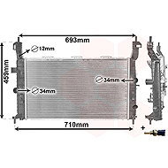 VAN WEZEL radiator, engine cooling 37002582 - Car cooler