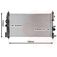 VAN WEZEL radiator, engine cooling 37002591 - Car cooler