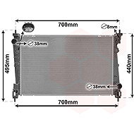 VAN WEZEL radiator, engine cooling 37012702 - Car cooler