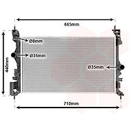 VAN WEZEL radiator, engine cooling 37012715 - Car cooler